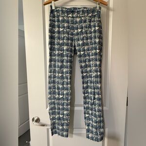 Multiples Slim-Sation Blue and White Pants